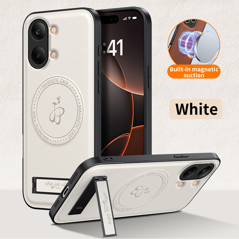 Camera Leather Case - Capa de couro luxuosa para celular,