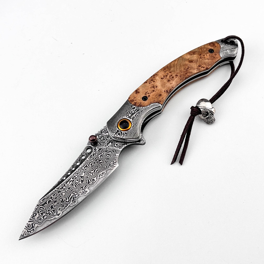 Vintage Collectible Knives - Faca Dobrável de Alta Dureza com