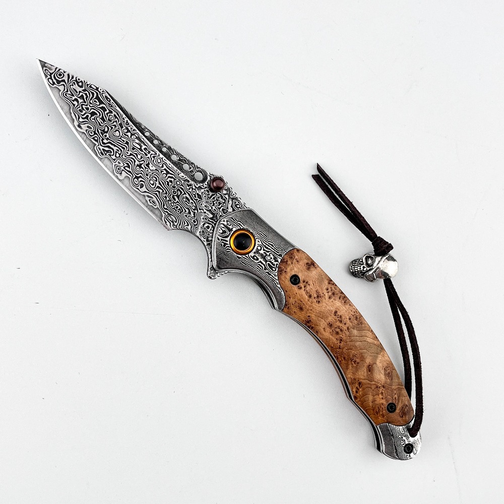 Vintage Collectible Knives - Faca Dobrável de Alta Dureza com