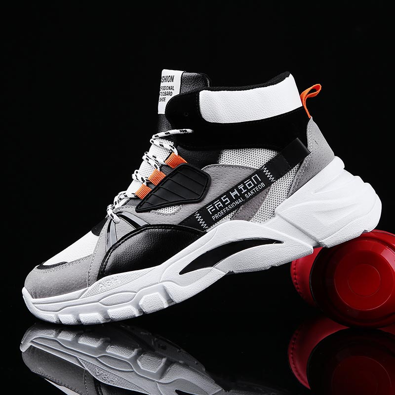 Vintage Collectible Shoes - Hightop-Sapatilhas Esportivas Masculinas, Sapatilhas de Cima