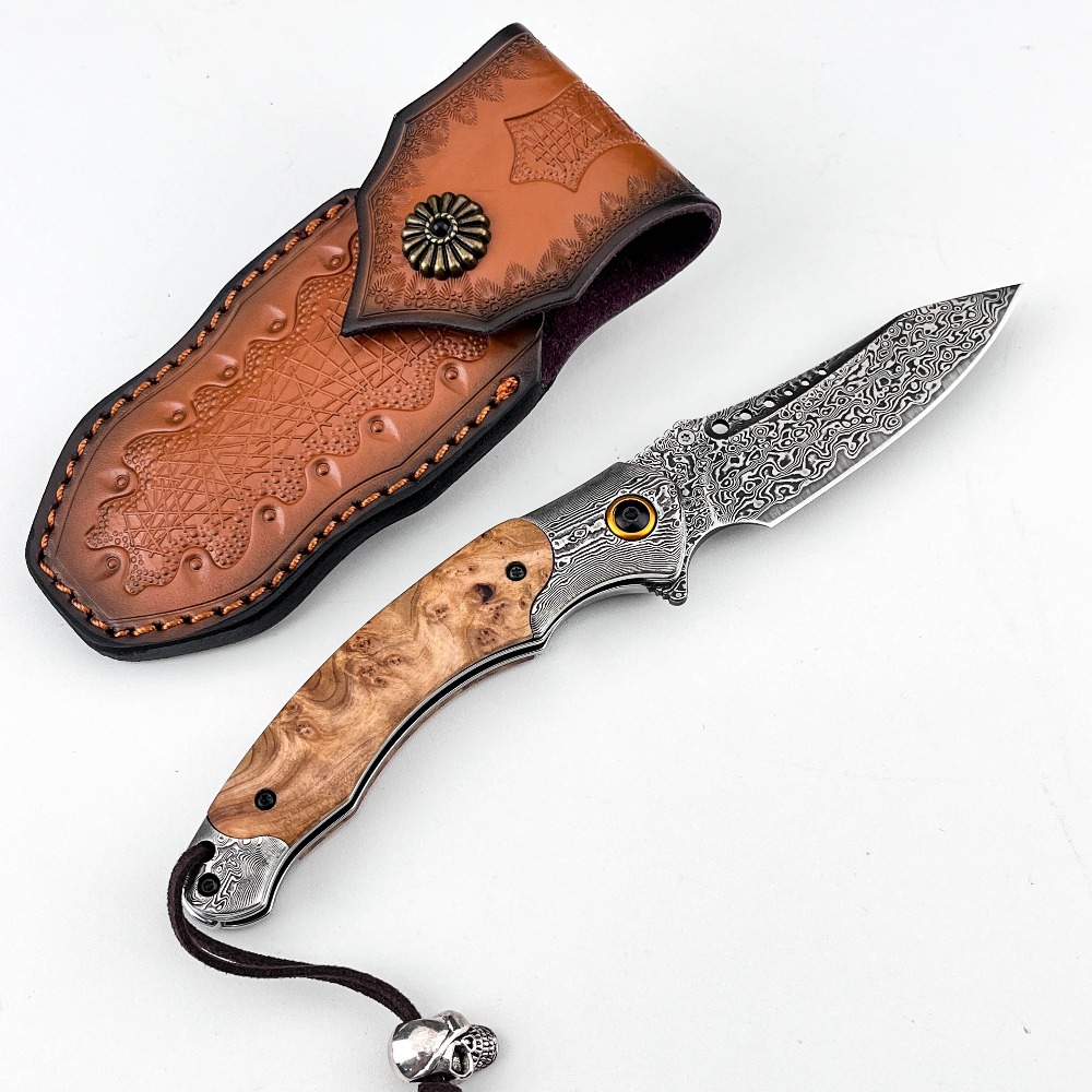 Vintage Collectible Knives - Faca Dobrável de Alta Dureza com