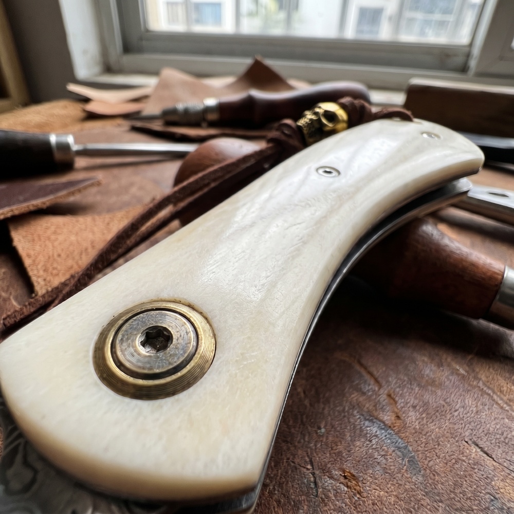 Faca Dobrável Pequena de Aço D - Vintage Collectible Knives avaliação e preço