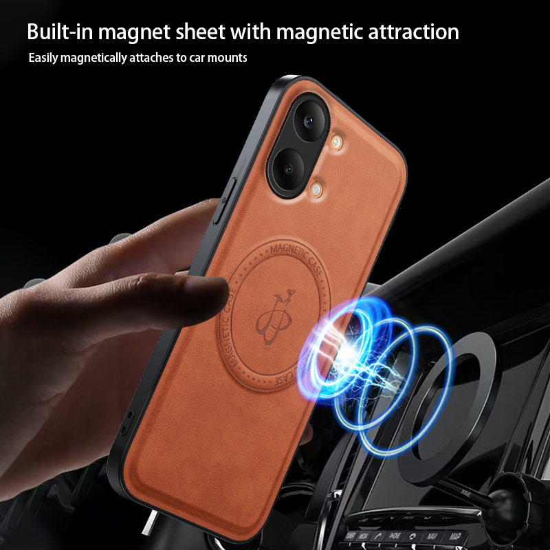 Capa de couro luxuosa para cel - Camera Leather Case avaliação e preço