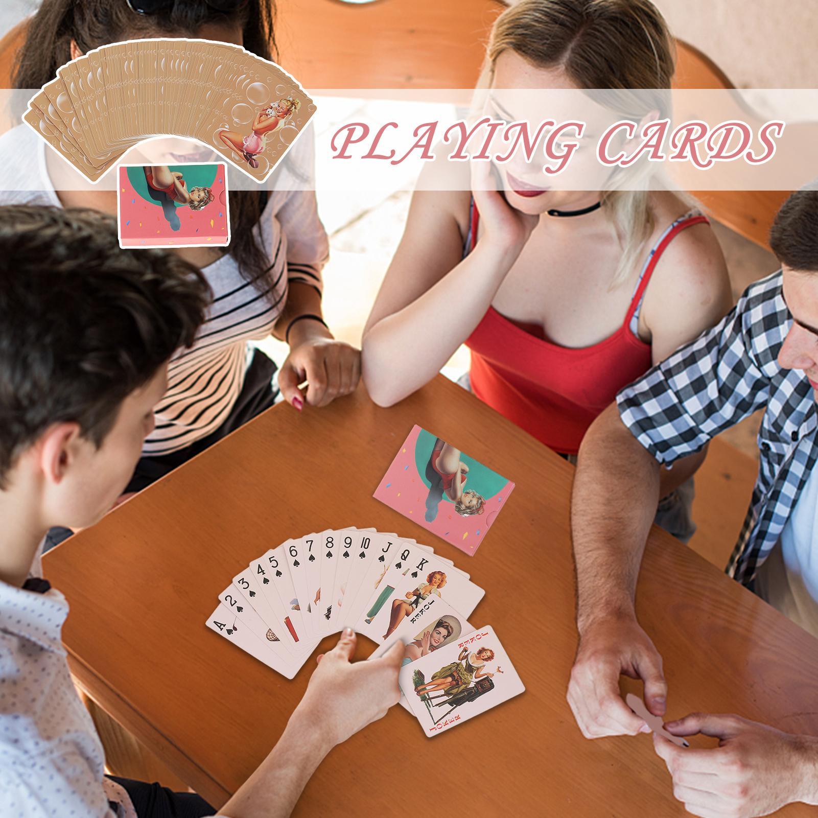Cartas de baralho vintage retr - Vintage Collectible Board Games avaliação e preço