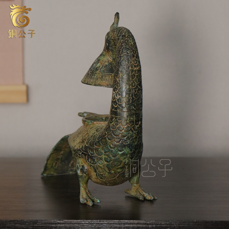 Lâmpada de pássaro fênix de ca - Collectible Vintage Lamps avaliação e preço