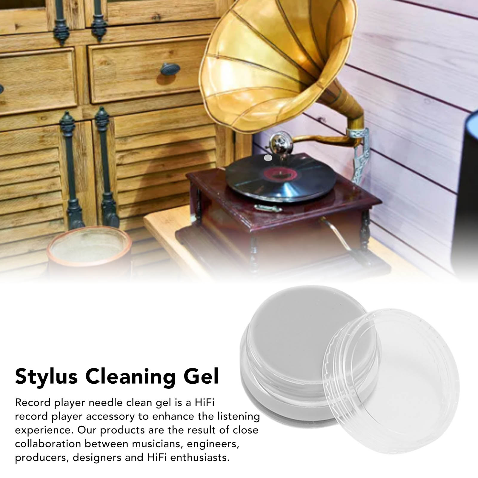Caneta giratória portátil, gel - Record Player Needle avaliação e preço