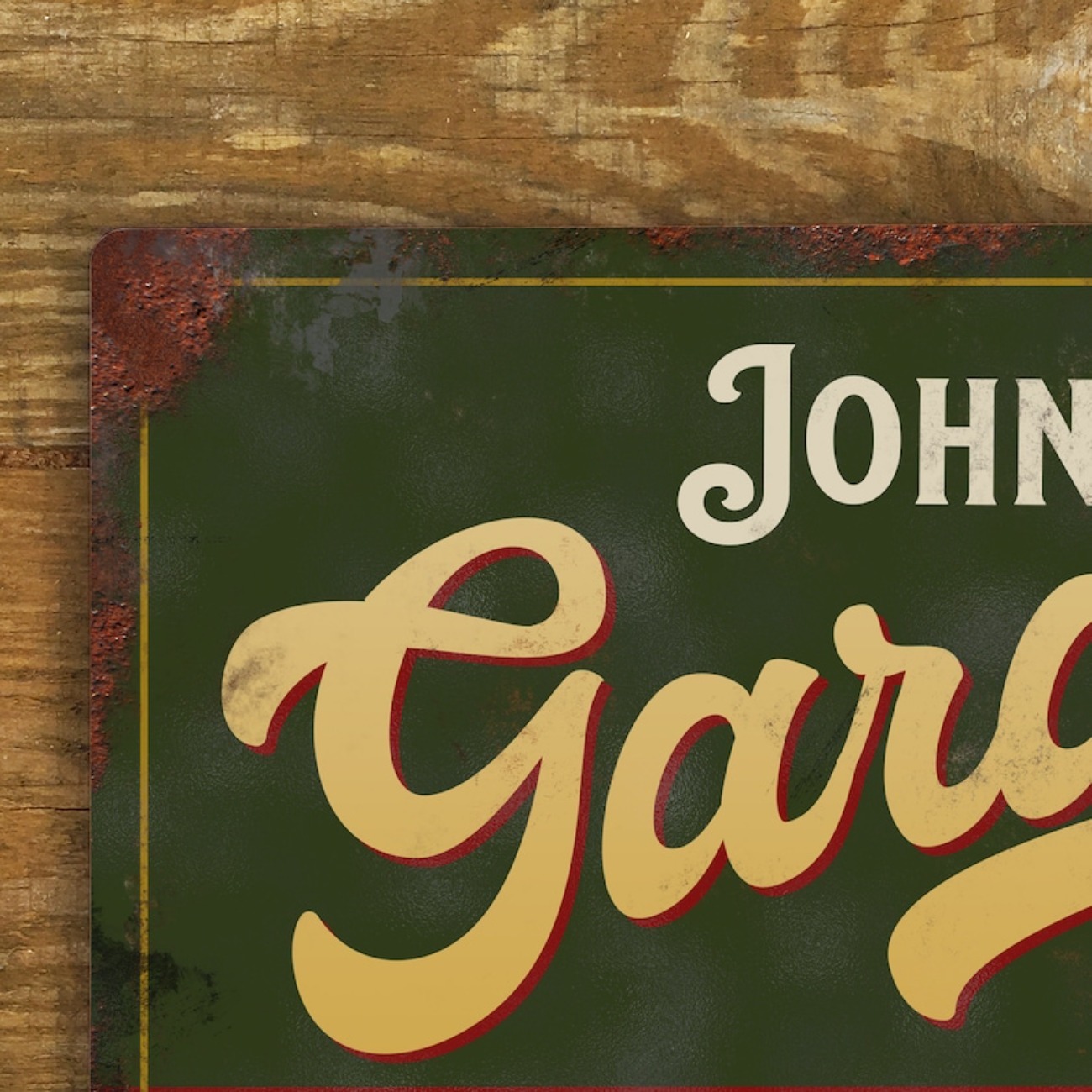 Sinal de metal de garagem pers - Vintage Collectible Signs avaliação e preço