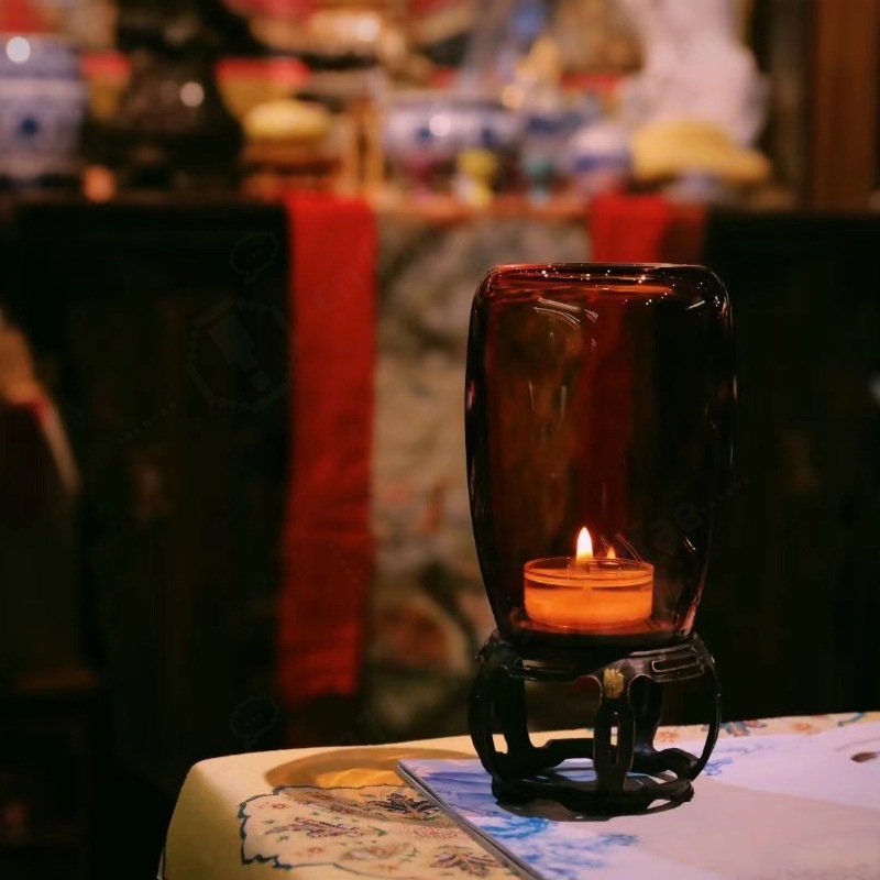 Suporte de Vela de Vidro Vinta - Collectible Vintage Lamps avaliação e preço