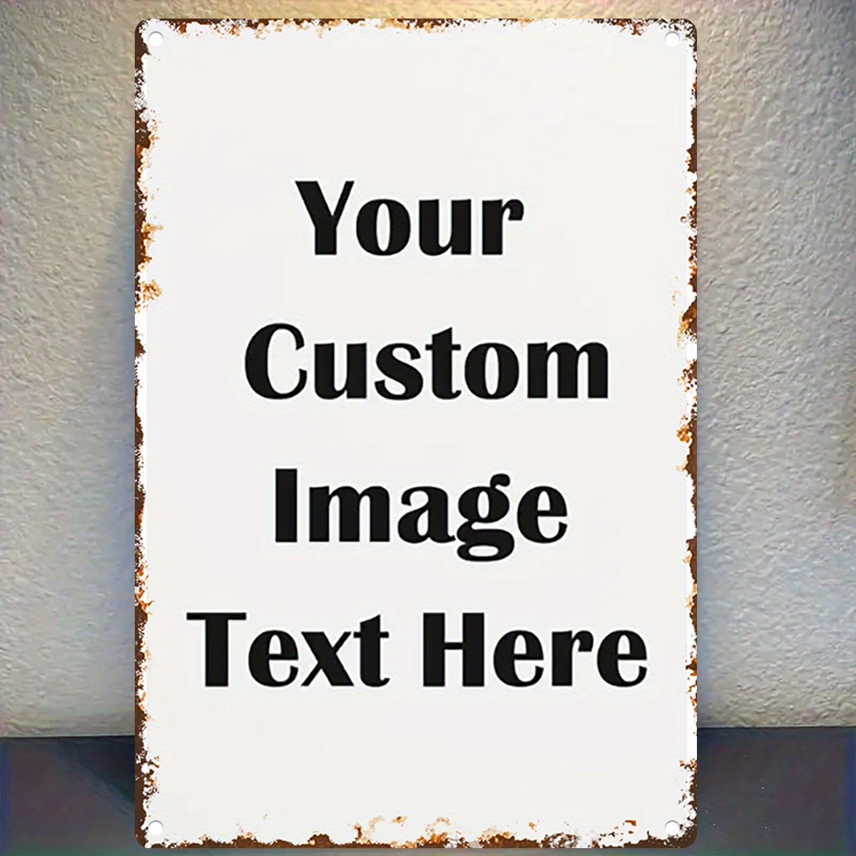 Placa de Metal Personalizada c - Vintage Collectible Signs avaliação e preço